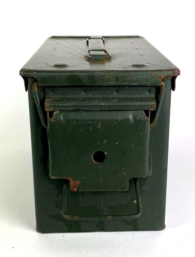 Army surplus ammo box - box, green