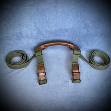 Leather Handle With Two Straps